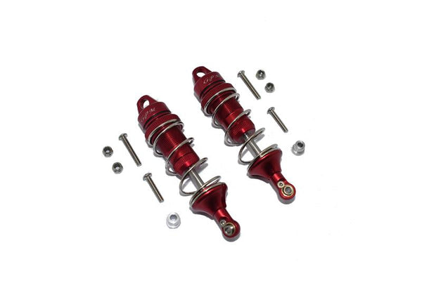 Losi 1/10 Lasernut U4 Tenacity LOS03028 Aluminum Front Thickened Spring Dampers 86mm - 12Pc Set Red