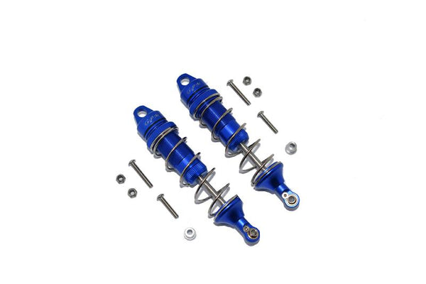 Losi 1/10 Lasernut U4 Tenacity LOS03028 Aluminum Rear Thickened Spring Dampers 101mm - 12Pc Set Blue