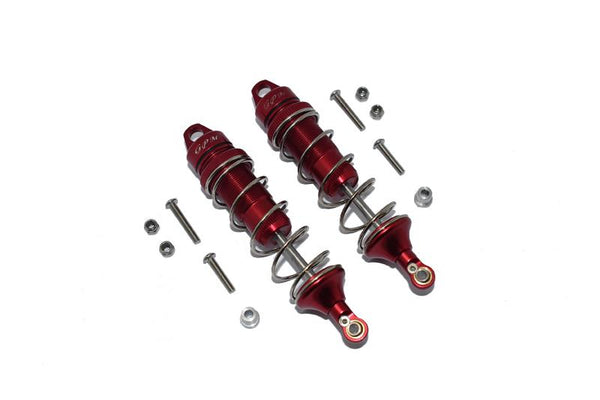 Losi 1/10 Lasernut U4 Tenacity LOS03028 Aluminum Rear Thickened Spring Dampers 101mm - 12Pc Set Red