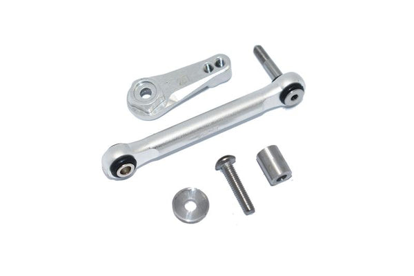 Losi 1/10 Lasernut U4 Tenacity LOS03028 Aluminum Tie Rod + 25T Servo Horn - 5Pc Set Silver