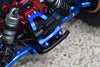 Losi 1/10 Lasernut U4 Tenacity LOS03028 Aluminium Front Bumper Support Frame - 7Pc Set Blue