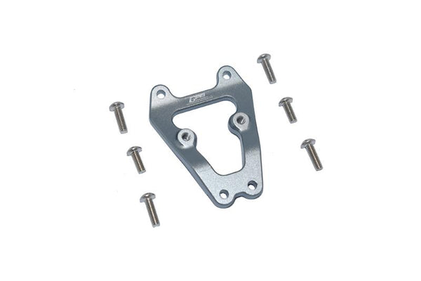 Losi 1/10 Lasernut U4 Tenacity LOS03028 Aluminium Front Bumper Support Frame - 7Pc Set Gray Silver