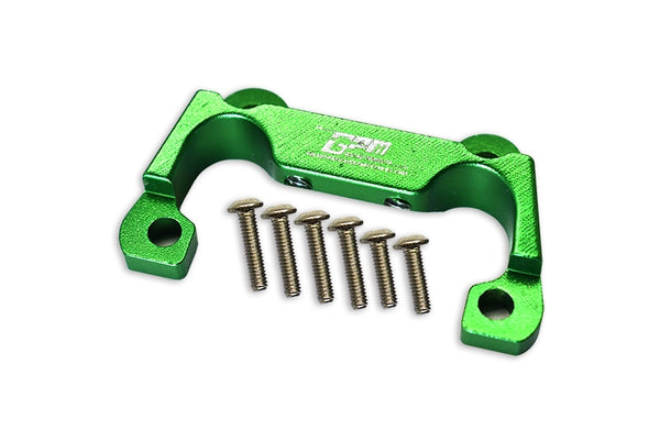 Losi 1:10 Lasernut U4 Tenacity LOS03028 / Tenacity DB Pro LOS03027V2 Upgrade Parts Aluminium Front Bumper Mount - 7Pc Set Green