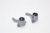 Tamiya M06 Aluminum Front Knuckle Arm - 1Pr Gray Silver