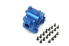 Team Losi Mini 8ight & 8ight-T Aluminum Front Gear Box - 2Pcs Set Blue