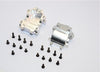 Team Losi Mini 8ight & 8ight-T Aluminum Front Gear Box - 2Pcs Set Silver