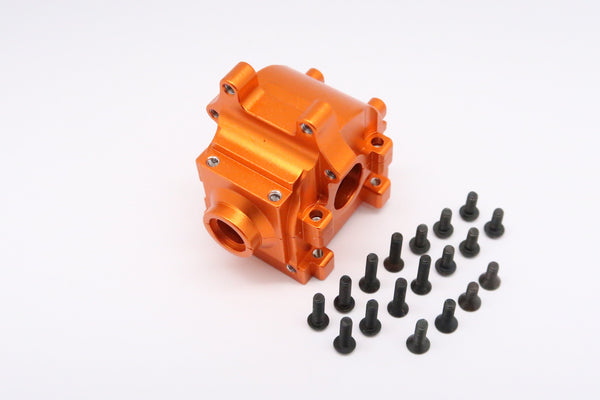 Team Losi Mini 8ight & 8ight-T Aluminum Rear Gear Box - 2Pcs Set Orange