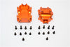 Team Losi Mini 8ight & 8ight-T Aluminum Rear Gear Box - 2Pcs Set Orange