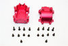 Team Losi Mini 8ight & 8ight-T Aluminum Rear Gear Box - 2Pcs Set Red