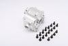 Team Losi Mini 8ight & 8ight-T Aluminum Rear Gear Box - 2Pcs Set Silver