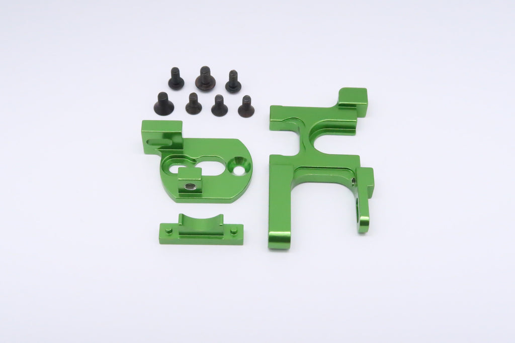 Team Losi Mini 8ight & 8ight-T Aluminum Motor Heat Sink Mount - 1 Set Green
