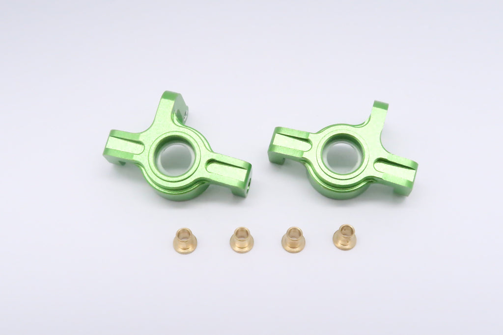Team Losi Mini 8ight & 8ight-T Aluminum Front Knuckle Arm - 1Pr Set Green
