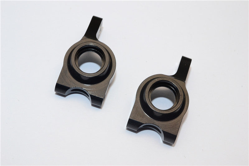 Team Losi Mini 8ight & 8ight-T Aluminum Rear Knuckle Arm - 1Pr Set Black