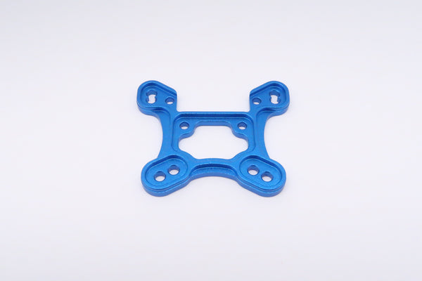 Team Losi Mini 8ight Aluminum Front Shock Tower (Thicker) - 1Pc Set Blue