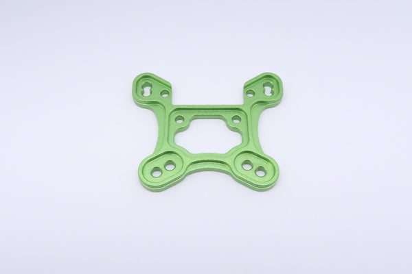 Team Losi Mini 8ight Aluminum Front Shock Tower (Thicker) - 1Pc Set Green