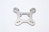 Team Losi Mini 8ight Aluminum Front Shock Tower (Thicker) - 1Pc Set Gray Silver