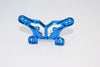 Team Losi Mini 8ight & 8ight-T Aluminum Rear Shock Tower (Thicker) - 1Pc Set Blue