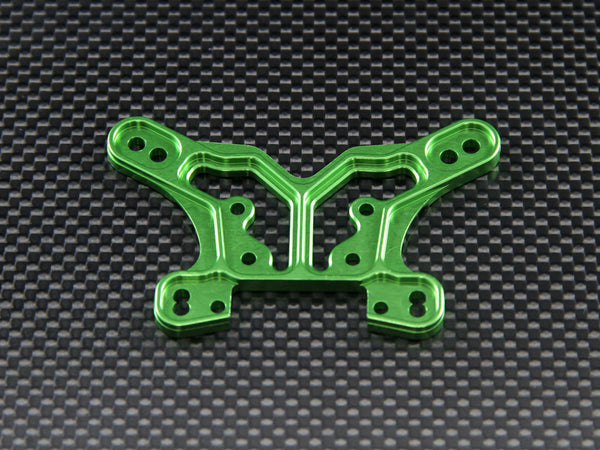 Team Losi Mini 8ight & 8ight-T Aluminum Rear Shock Tower (Thicker) - 1Pc Set Green