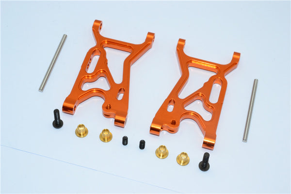 Team Losi Mini 8ight Aluminum Front Suspension Arm - 1Pr Set Orange