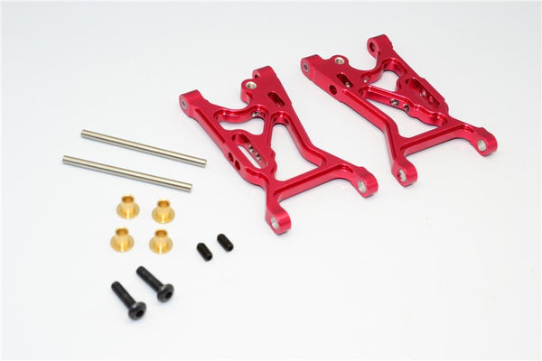 Team Losi Mini 8ight Aluminum Front Suspension Arm - 1Pr Set Red