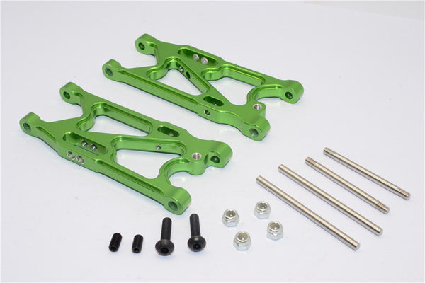 Team Losi Mini 8ight Aluminum Rear Suspension Arm - 1Pr Set Green