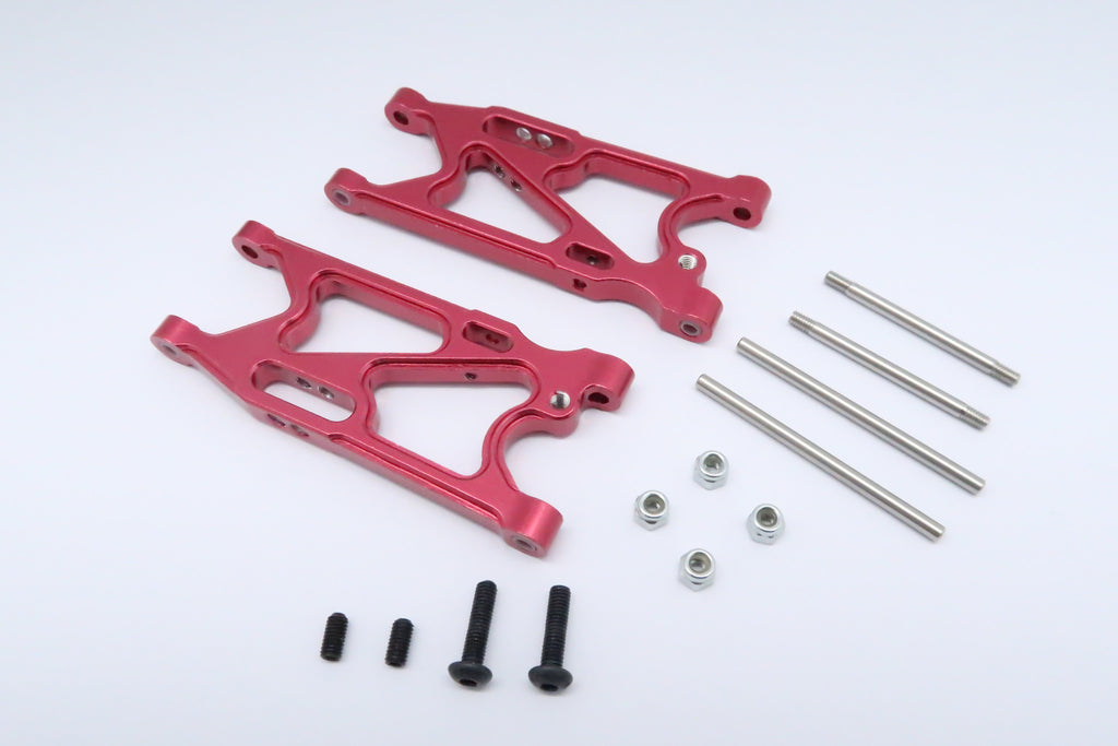 Team Losi Mini 8ight Aluminum Rear Suspension Arm - 1Pr Set Red