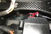 Team Losi Mini 8ight Buggy Aluminum Servo Saver With Steering Link - 1 Set Blue