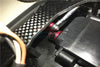 Team Losi Mini 8ight Buggy Aluminum Servo Saver With Steering Link - 1 Set Red