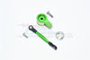 Team Losi Mini 8ight Buggy Aluminum Servo Saver With Steering Link - 1 Set Green