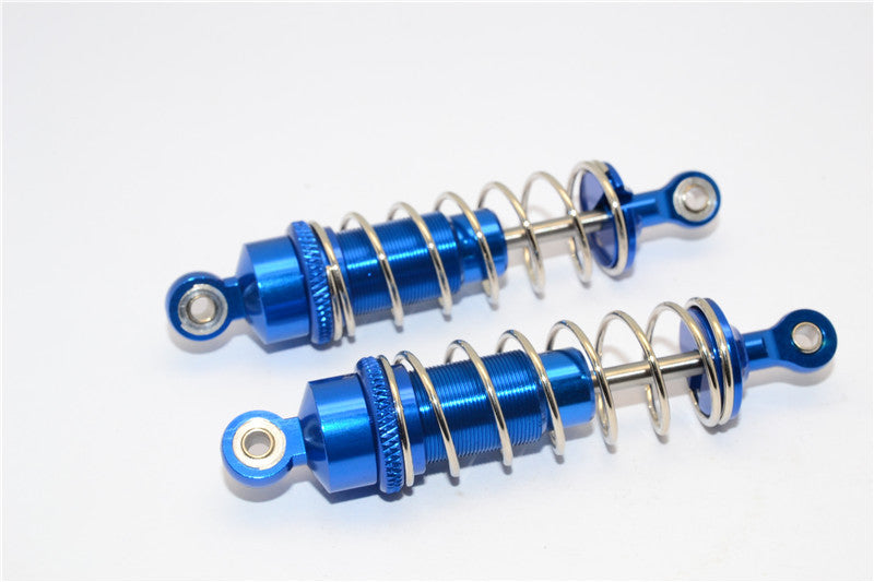 Team Losi Mini 8ight Aluminum Front Adjustable Spring Damper - 1Pr Blue