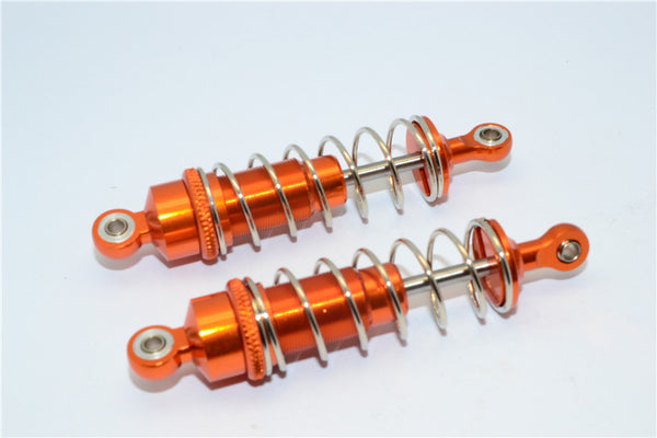 Team Losi Mini 8ight Aluminum Front Adjustable Spring Damper - 1Pr Orange