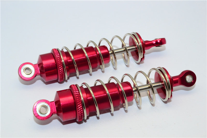 Team Losi Mini 8ight Aluminum Rear Adjustable Spring Damper - 1Pr Red