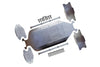 ARRMA 1/5 KRATON EXB ROLLER ARA5208 Stainless Steel Main Chassis With Bumper - 29Pc Set 