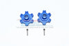Arrma LIMITLESS All-Road Speed Bash Aluminum Wheel Hex (+6mm) - 2Pc Set Blue