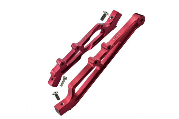 Arrma LIMITLESS / INFRACTION Aluminum Front + Rear Chassis Brace - 2Pc Set Red