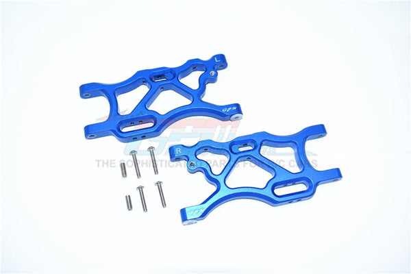 Arrma LIMITLESS / INFRACTION / TYPHON Aluminum Rear Lower Arms - 2Pc Set Blue