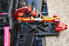 Arrma LIMITLESS / INFRACTION Aluminum+Stainless Steel Rear Upper Arm Tie Rod - 2Pc Set Orange