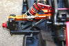 Arrma LIMITLESS / INFRACTION Aluminum+Stainless Steel Rear Upper Arm Tie Rod - 2Pc Set Orange