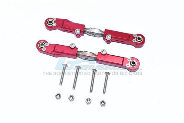 Arrma LIMITLESS / INFRACTION Aluminum+Stainless Steel Rear Upper Arm Tie Rod - 2Pc Set Red