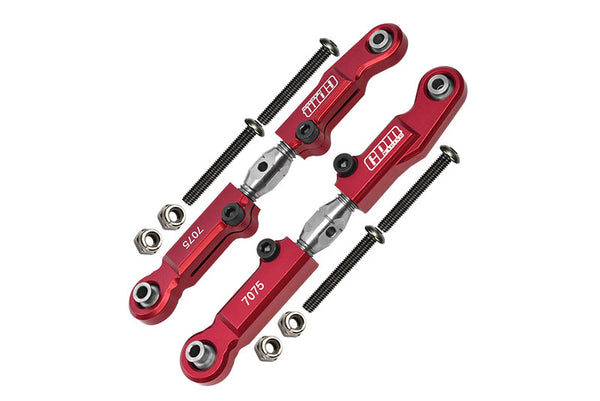 Aluminum 7075-T6 + Stainless Steel Rear Camber Links For Arrma 1:7 LIMITLESS ALL-ROAD / IMITLESS V2 / INFRACTION 6S / INFRACTION 6S V2 / FELONY 6S / 1:8 TYPHON 6S / TYPHON 6S V5 - Red