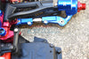 Arrma LIMITLESS / INFRACTION / TYPHON Aluminum + Stainless Steel Adjustable Front Steering Tie Rod - 2Pc Set Blue