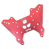 Aluminum 7075-T6 Front Damper Plate For Arrma 1:7 FIRETEAM 6S / 1:8 OUTCAST 6S / 1:8 KRATON EXB Roller- 1Pc Set Red