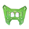 Aluminum 7075-T6 Rear Damper Plate For Arrma 1:7 FIRETEAM 6S BLX / 1:7 MOJAVE 6S BLX - 1Pc Set Green