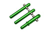 Arrma 1/7 FIRETEAM Tactical Unit 6S BLX ARA7618 Aluminum + Stainless Steel Front+Rear Body Post - 3Pc Set Green