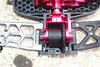Aluminum Front Or Rear Differential Yoke For Arrma 1:10 GRANITE / BIG ROCK 3S / BIG ROCK V3 3S / VORTEKS 3S / SENTON 3S / 1:8 VENDETTA 3S - 1Pr Set Silver