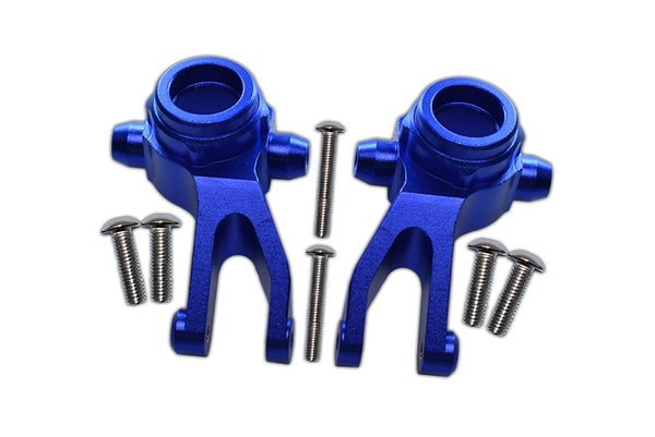 Aluminum Front Knuckle Arms For Arrma  1:10 GRANITE / BIG ROCK 3S / BIG ROCK V3 3S / VORTEKS 3S - 1Pr Set Blue