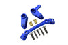 Aluminum Steering Assembly For Arrma 1:10 GRANITE / BIG ROCK 3S / BIG ROCK V3 3S / VORTEKS 3S / SENTON 3S / 1:8 VENDETTA 3S - 10Pc Set Blue