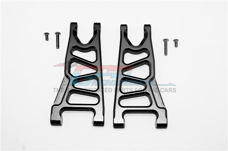 Arrma Granite 4x4 Mega Monster Truck Aluminum Front Lower Arms - 1Pr Set Black