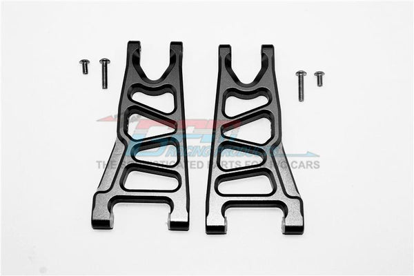 Arrma Granite 4x4 Mega Monster Truck Aluminum Front Lower Arms - 1Pr Set Black