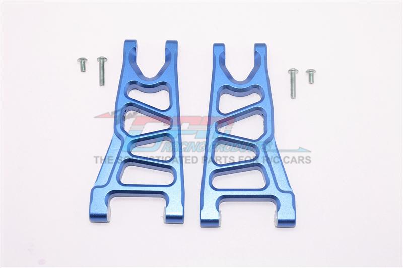 Arrma Granite 4x4 Mega Monster Truck Aluminum Front Lower Arms - 1Pr Set Blue